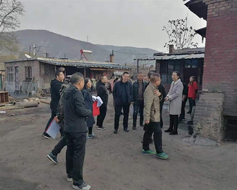 縣委、鎮(zhèn)府領導煤改電驗收工程